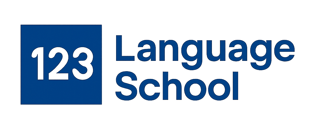 123 Language School Logo